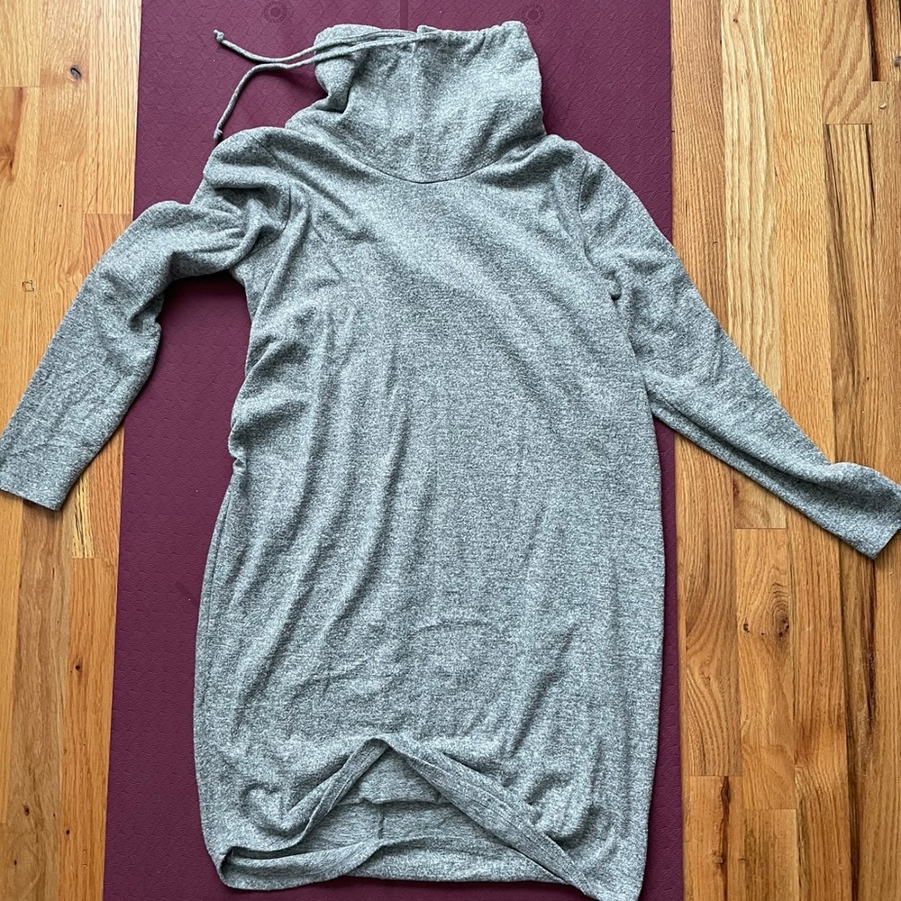 Maternity sweater dress